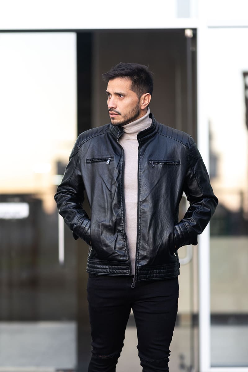 Chaqueta Eco Cuero