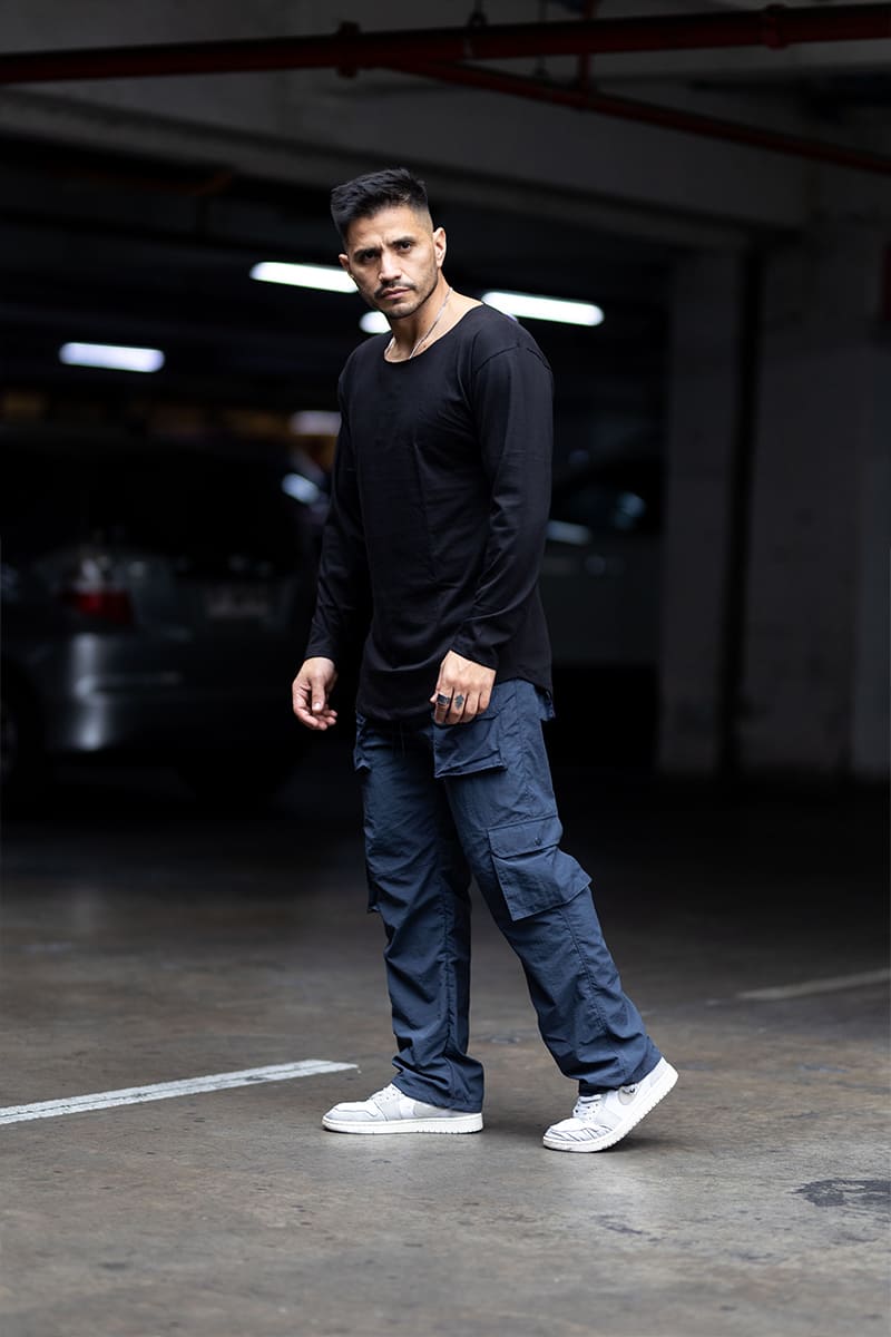 Poleras Slim Fit Manga Larga