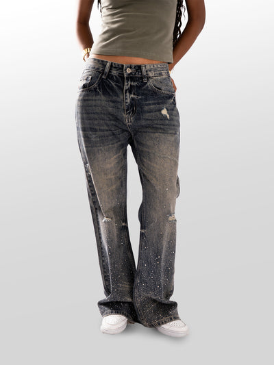RIPPED KNEE BOOTCUT