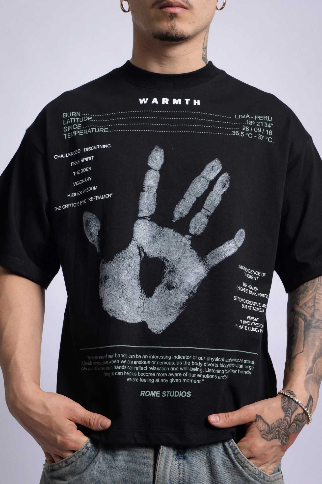 HOT HAND BOXY TEE