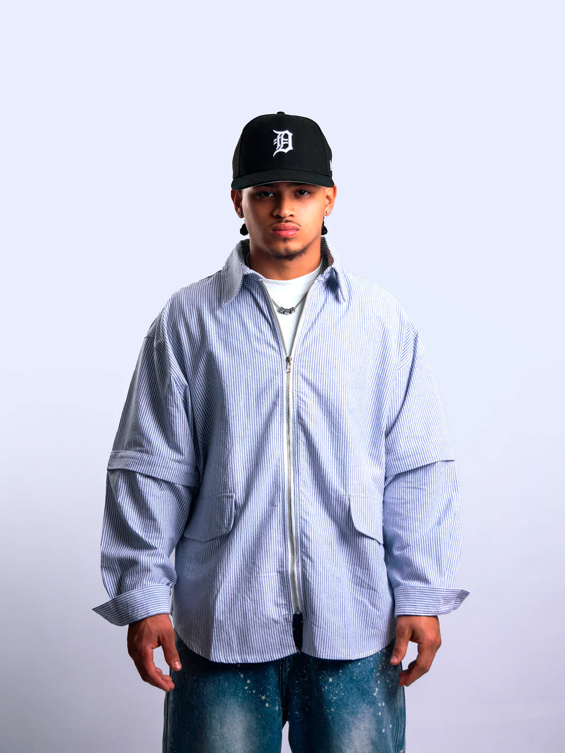 Irregular Shirt Zipper