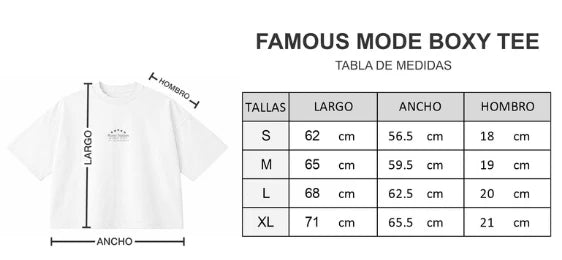 FAMOUS MODE BOXY TEE