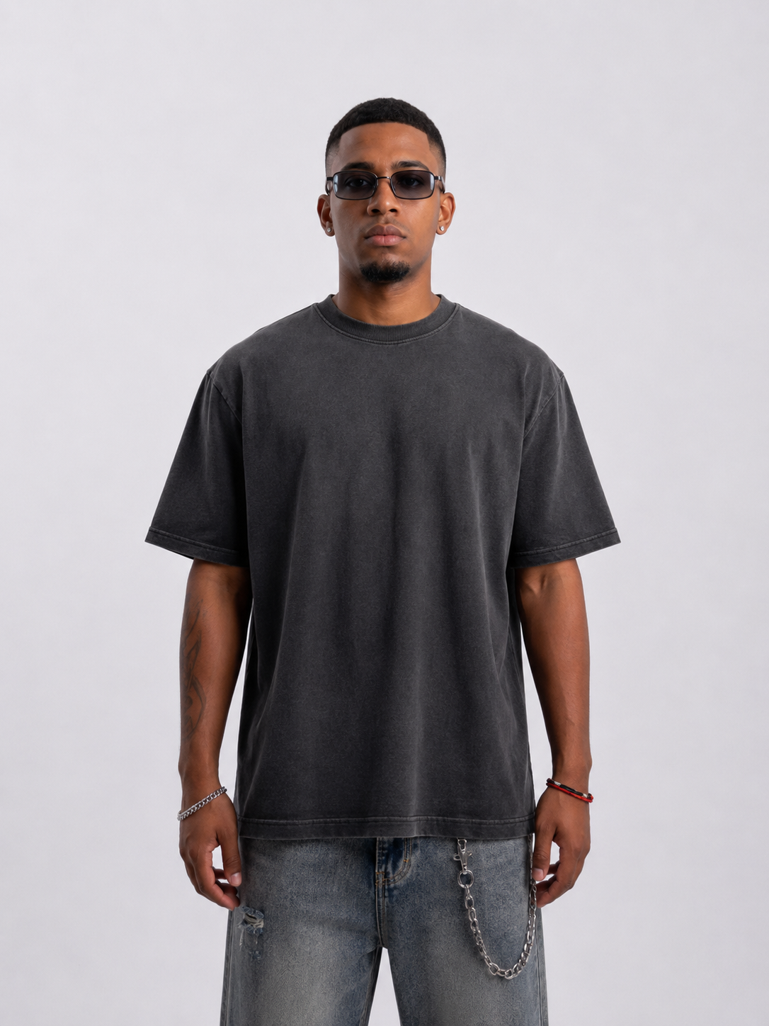 Oversize Washed Black