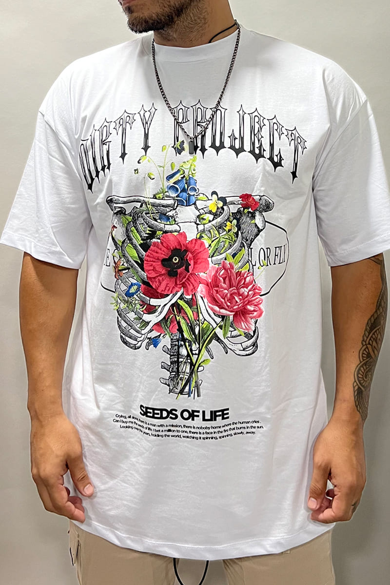 Polera Oversize Flowers