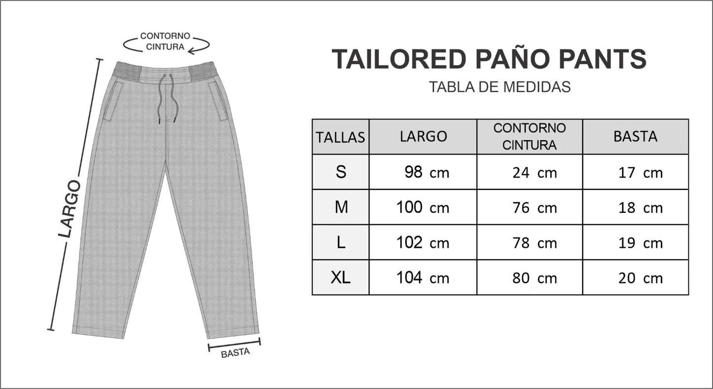 TAILORED PAÑO PANTS