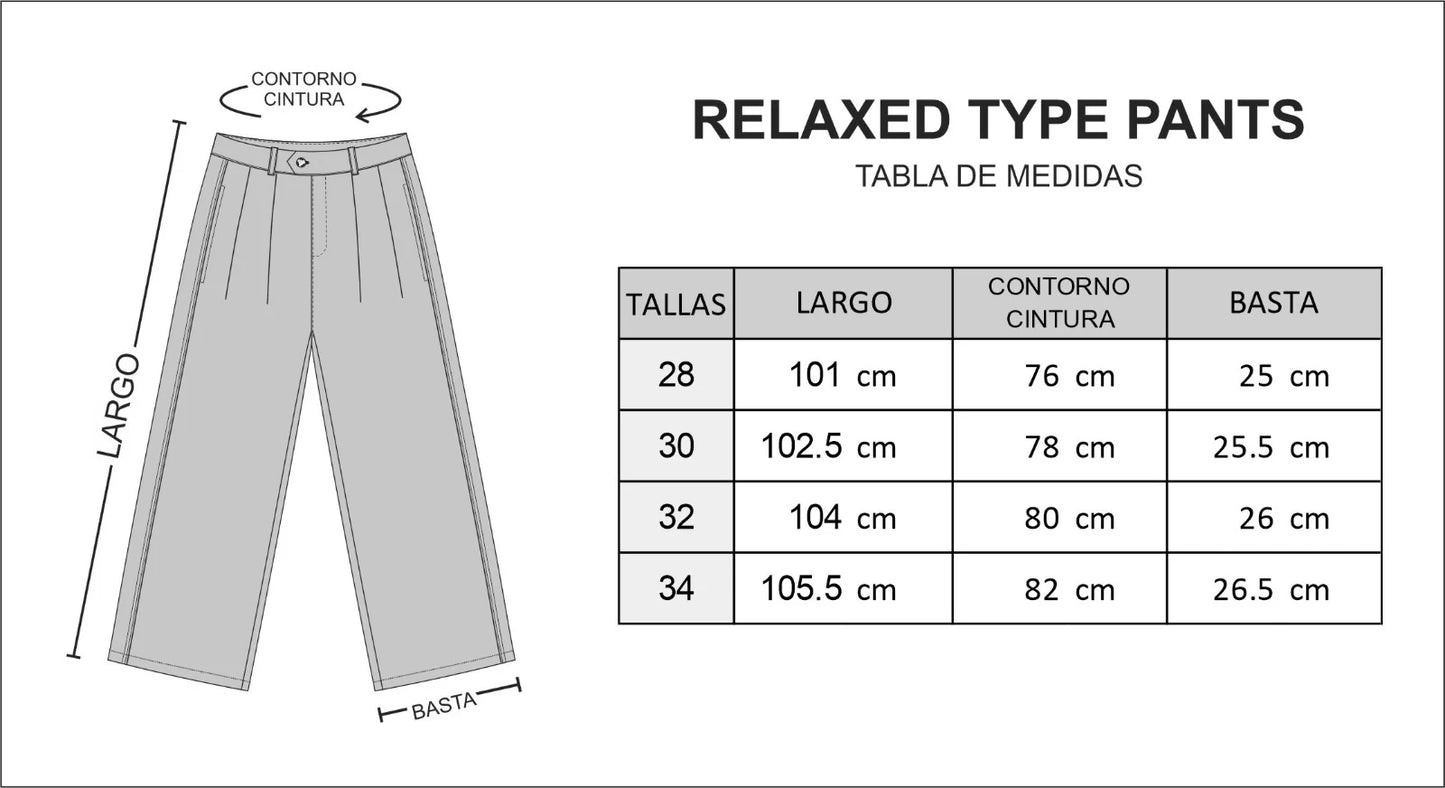 RELAXED TYPE PANTS