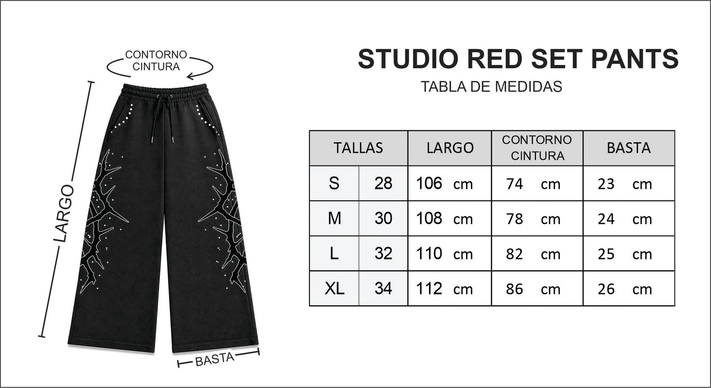 STUDIO RED SET PANTS