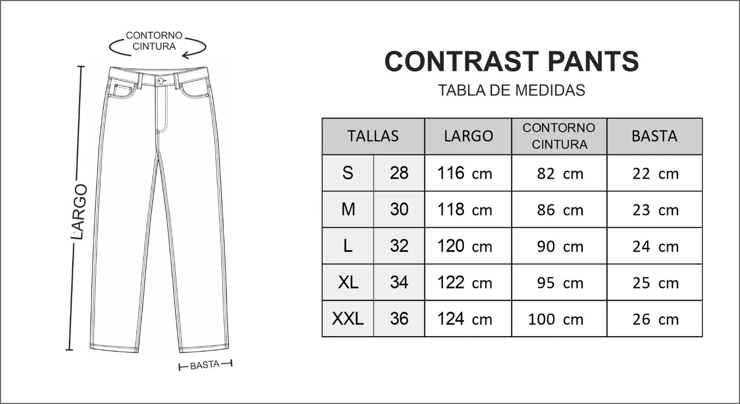 CONTRAST PANTS