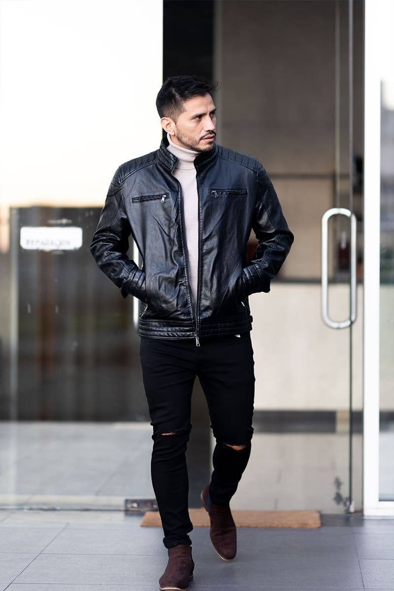 Chaqueta Eco Cuero