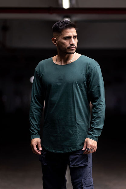 Poleras Slim Fit Manga Larga