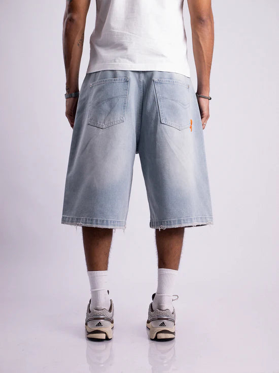 LIGHT LEAK DENIM JORT