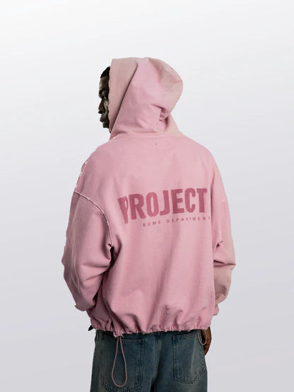 CLOUD STATE CROPPED HOODIE