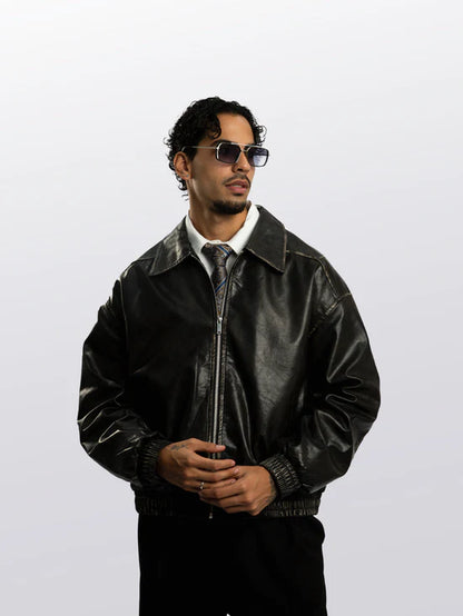 HOLO LEATHER JACKET