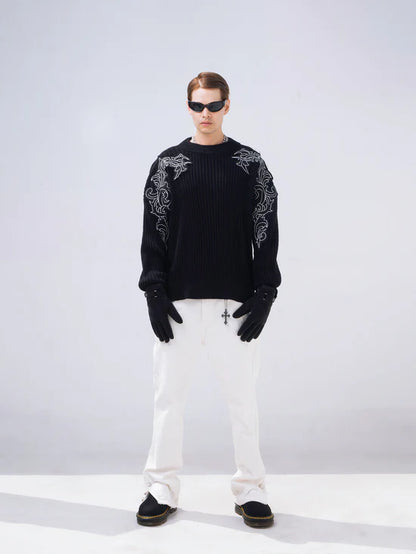 SHADOW EMBLEM SWEATER