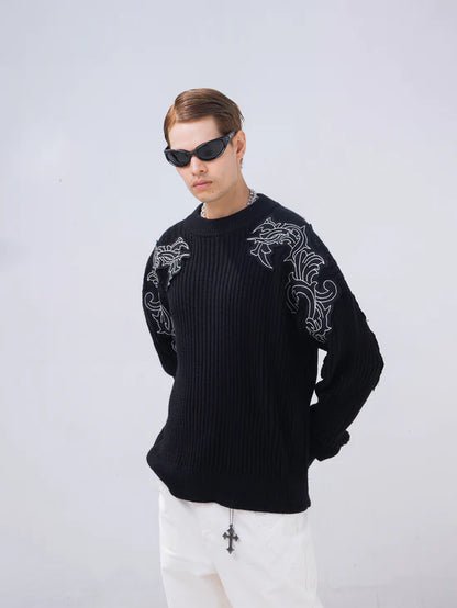 SHADOW EMBLEM SWEATER