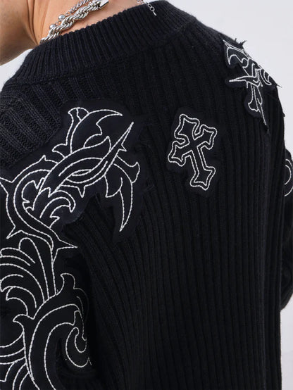 SHADOW EMBLEM SWEATER