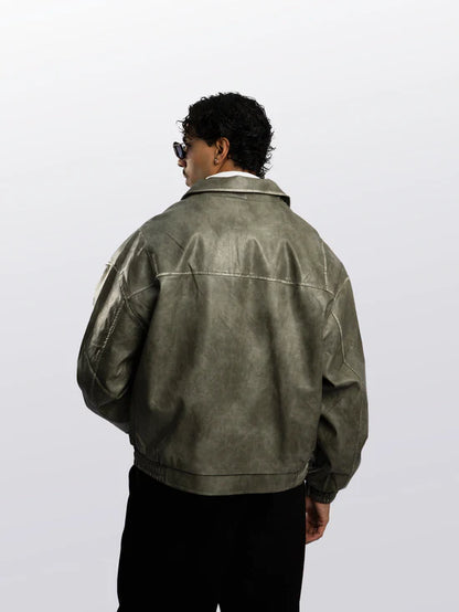 HOLO LEATHER JACKET