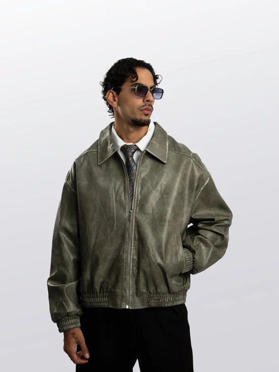 HOLO LEATHER JACKET