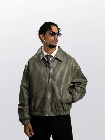 HOLO LEATHER JACKET