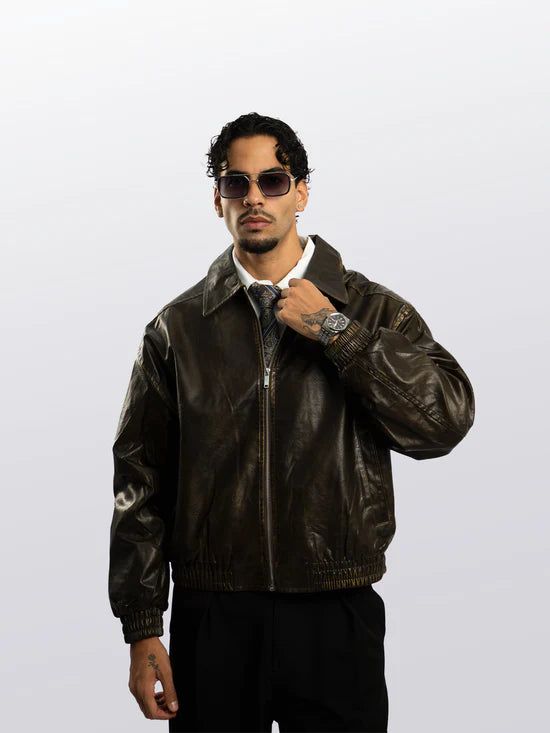 HOLO LEATHER JACKET