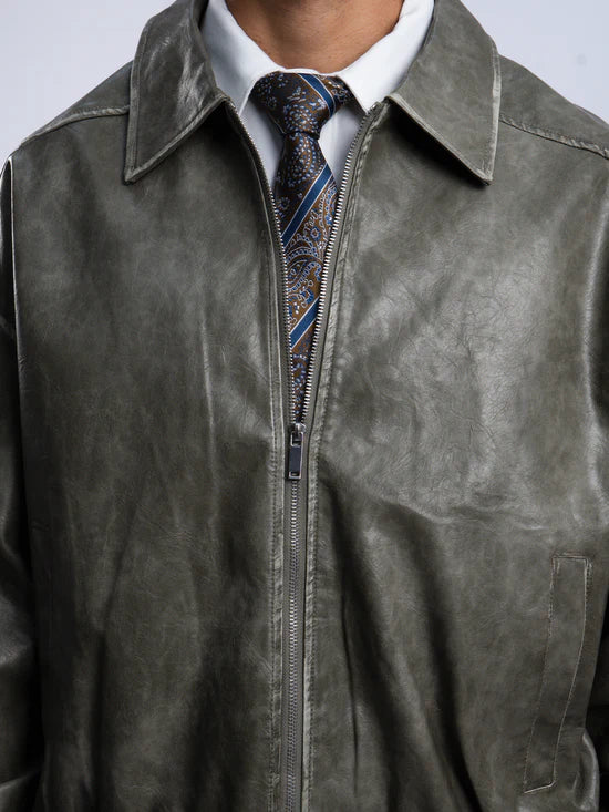 HOLO LEATHER JACKET