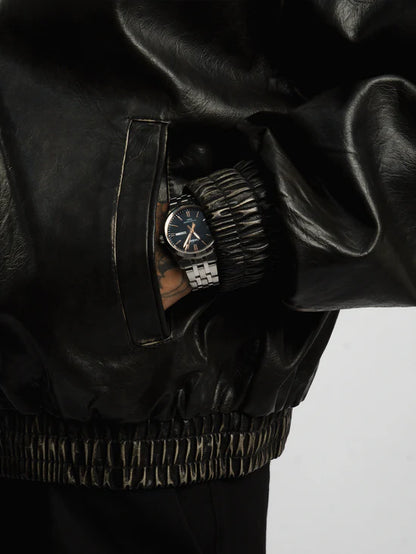 HOLO LEATHER JACKET