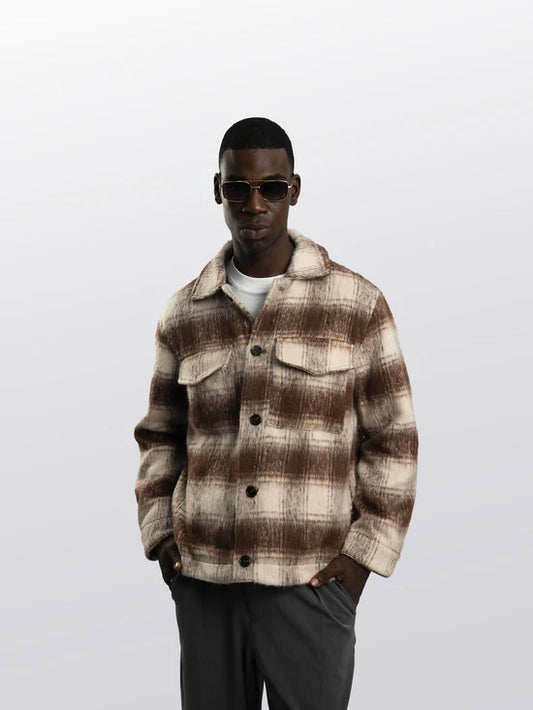 TONAL CHECK JACKET