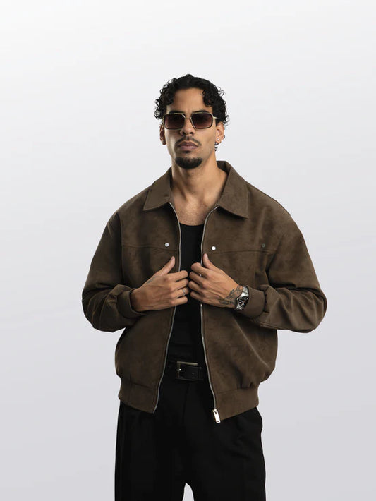 VELOUR SUEDE JACKET