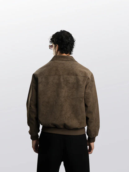 VELOUR SUEDE JACKET