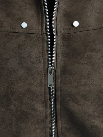 VELOUR SUEDE JACKET