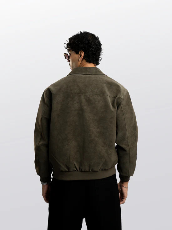 VELOUR SUEDE JACKET