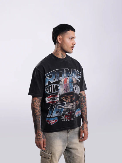 SKULL RACING RELAX TEE