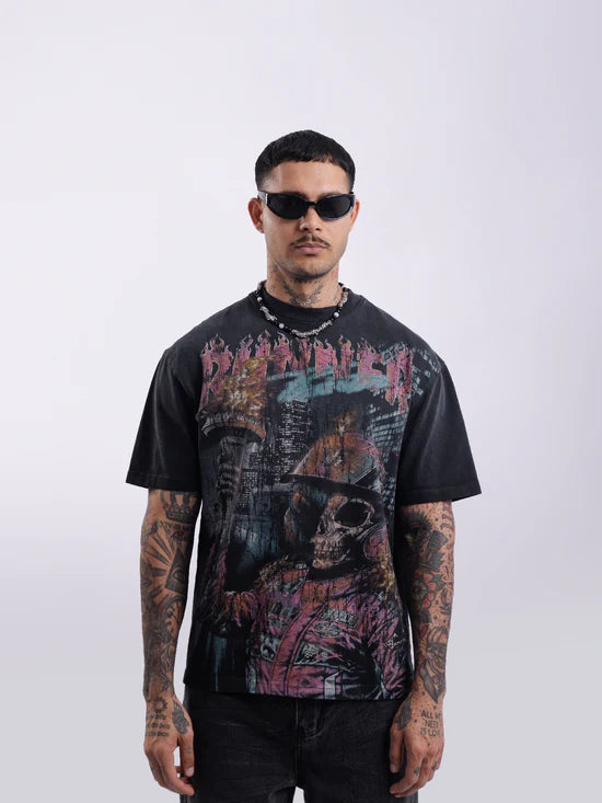 SKULL RACING RELAX TEE