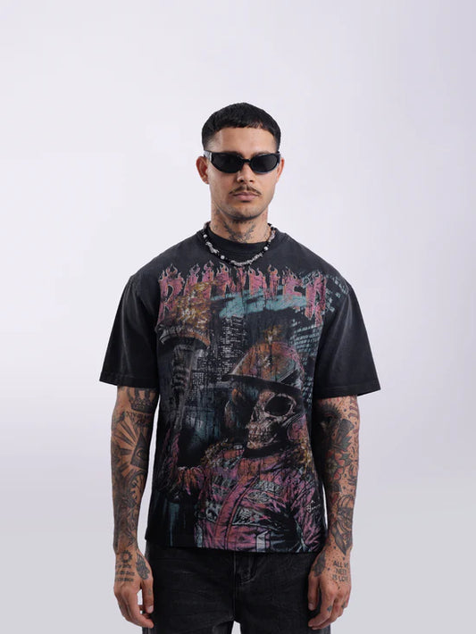 SKULL RACING RELAX TEE