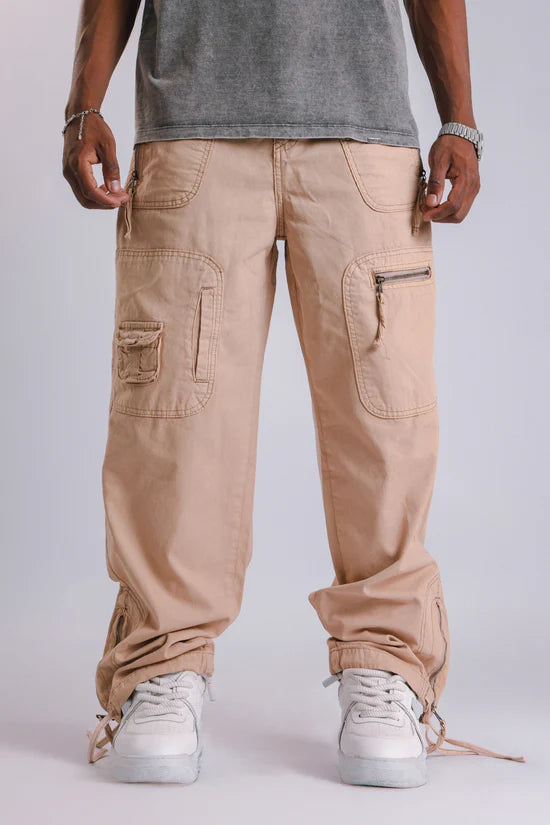 SEAMED CARGO PANTS