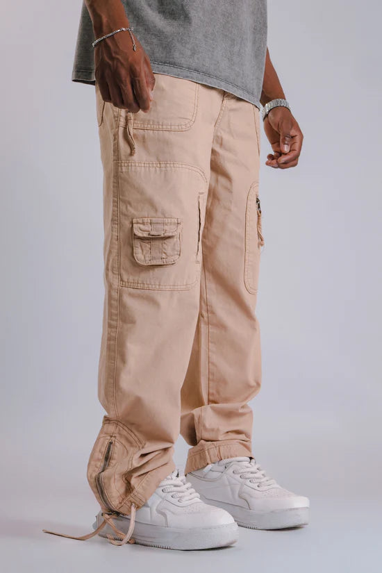 SEAMED CARGO PANTS
