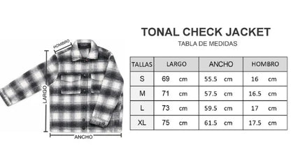 TONAL CHECK JACKET