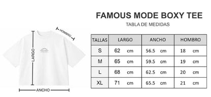 FAMOUS MODE BOXY TEE
