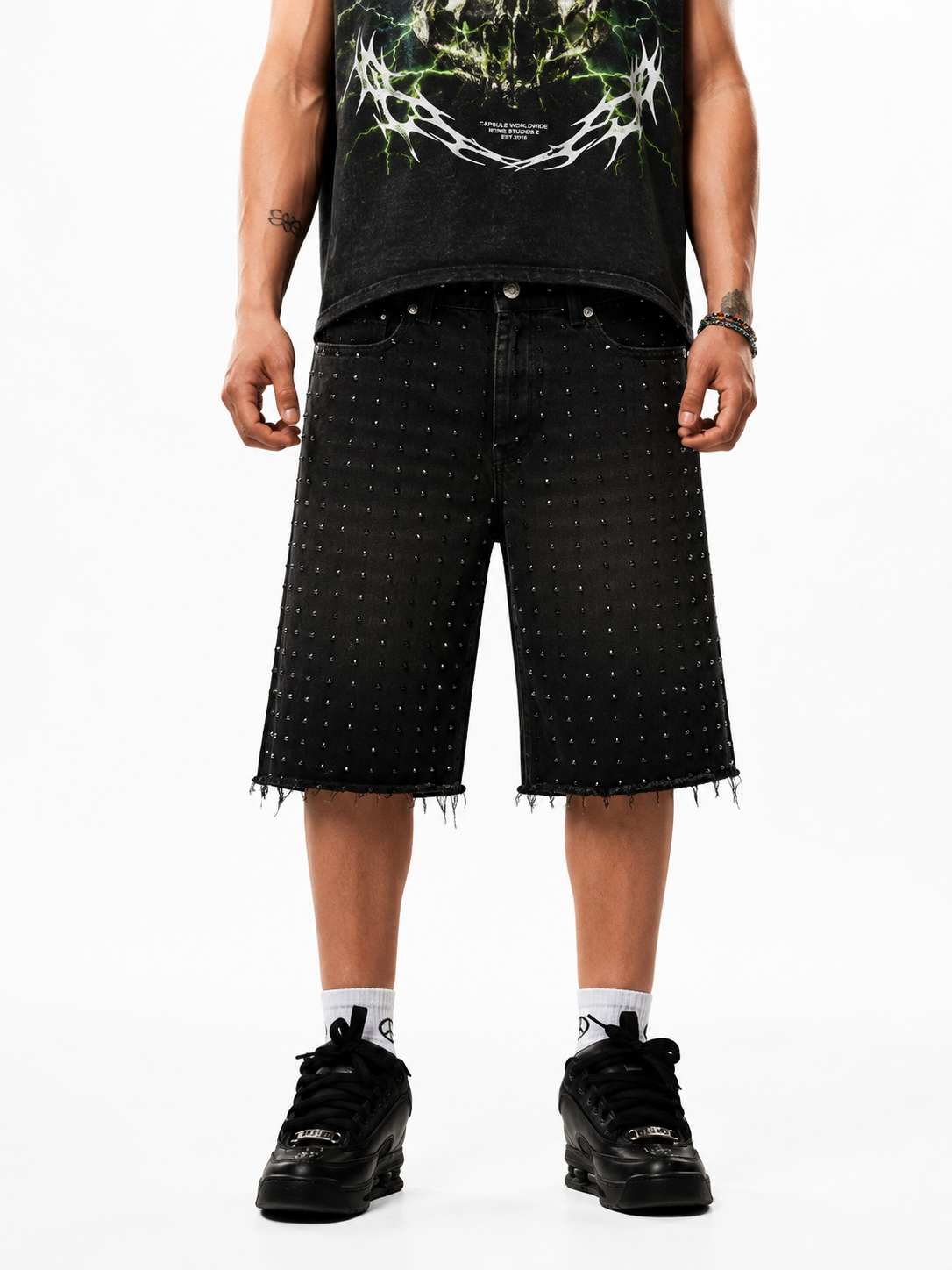 Short Denim Shine