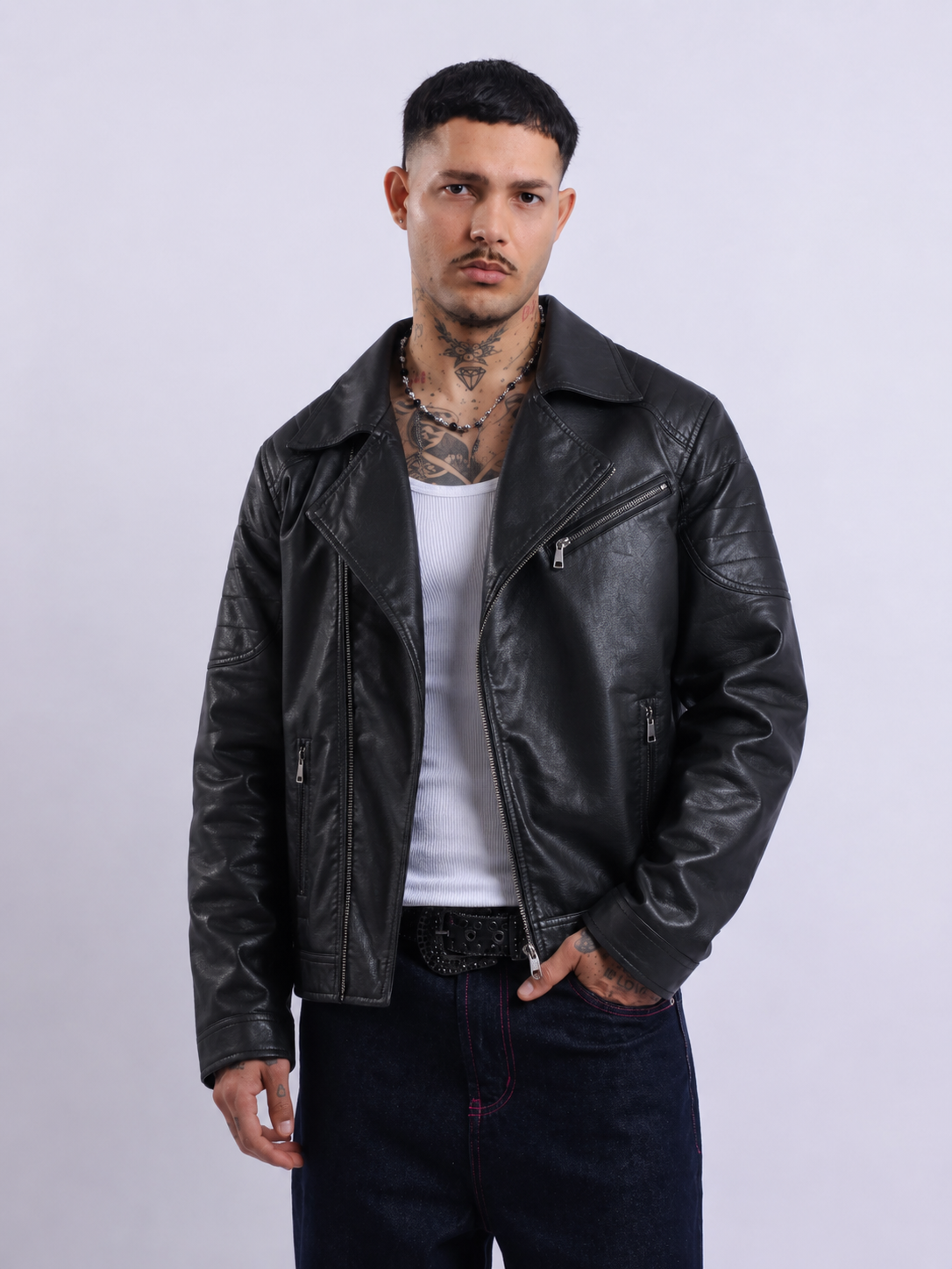 Chaqueta Biker Black