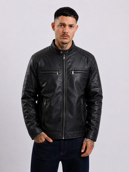 Chaqueta Racer Black