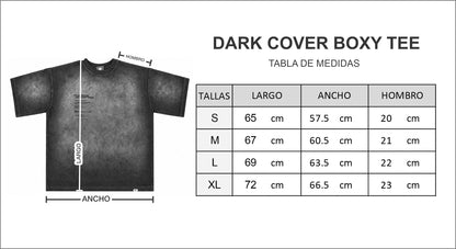 DARK COVER BOXY TEE