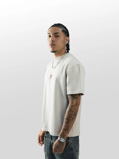 METAL PLATE RELAX TEE