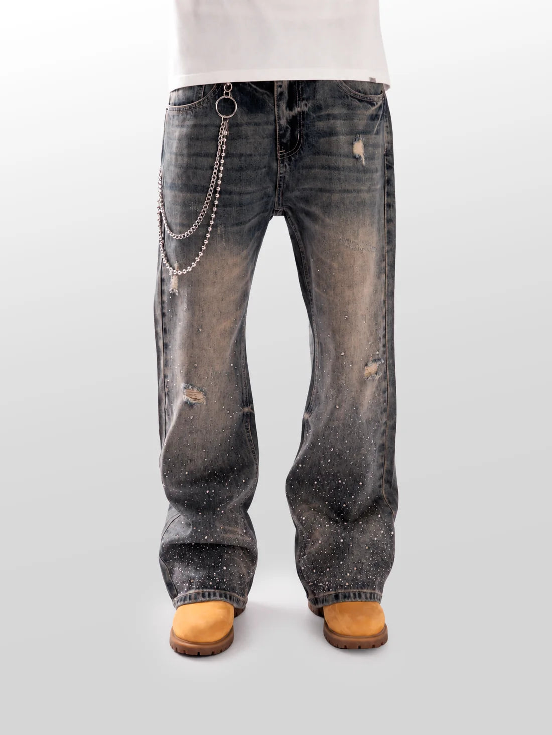 RIPPED KNEE BOOTCUT