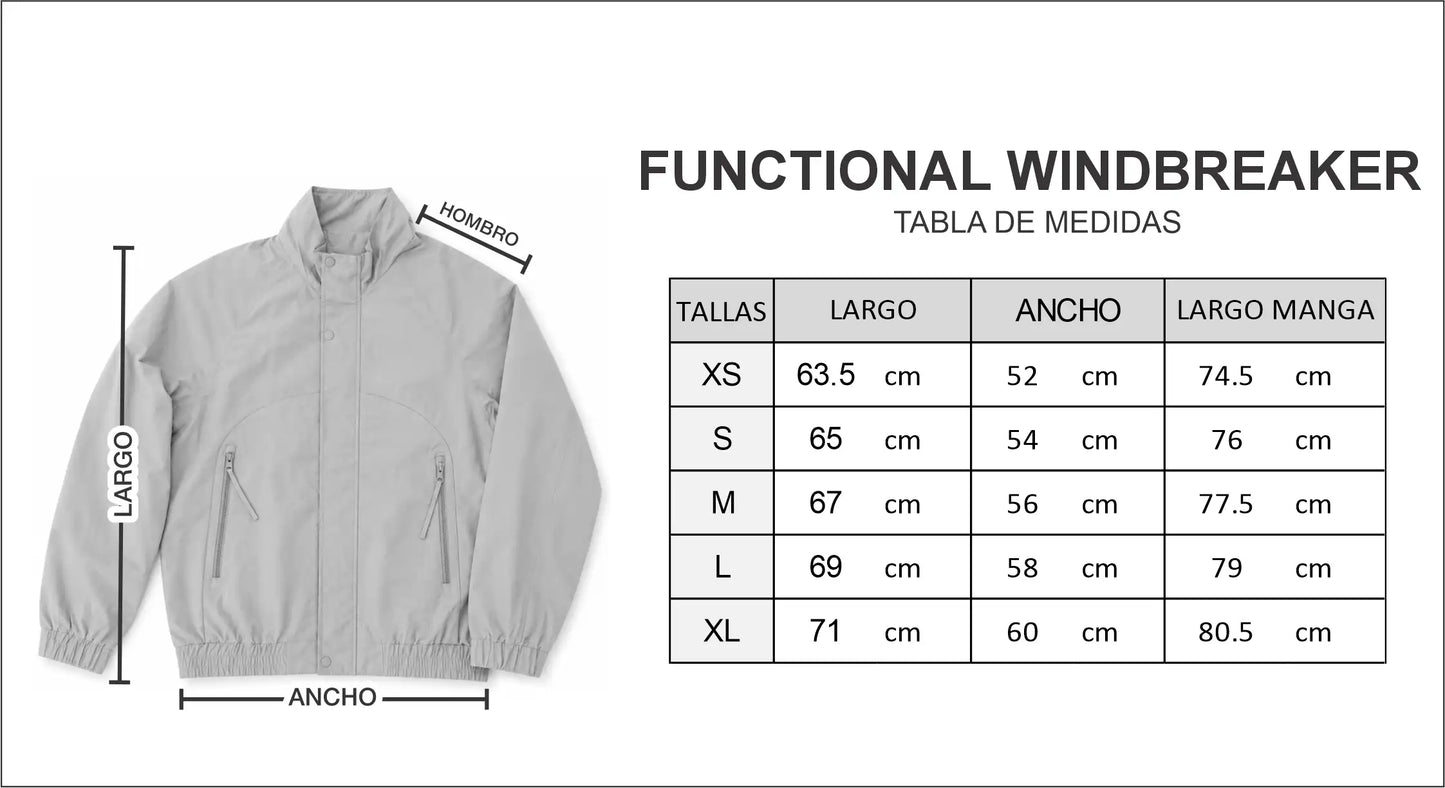 FUNCTIONAL WINDBREAKER