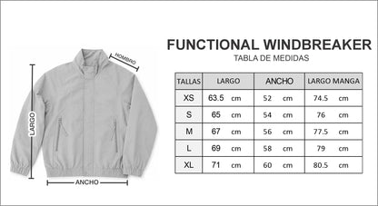 FUNCTIONAL WINDBREAKER