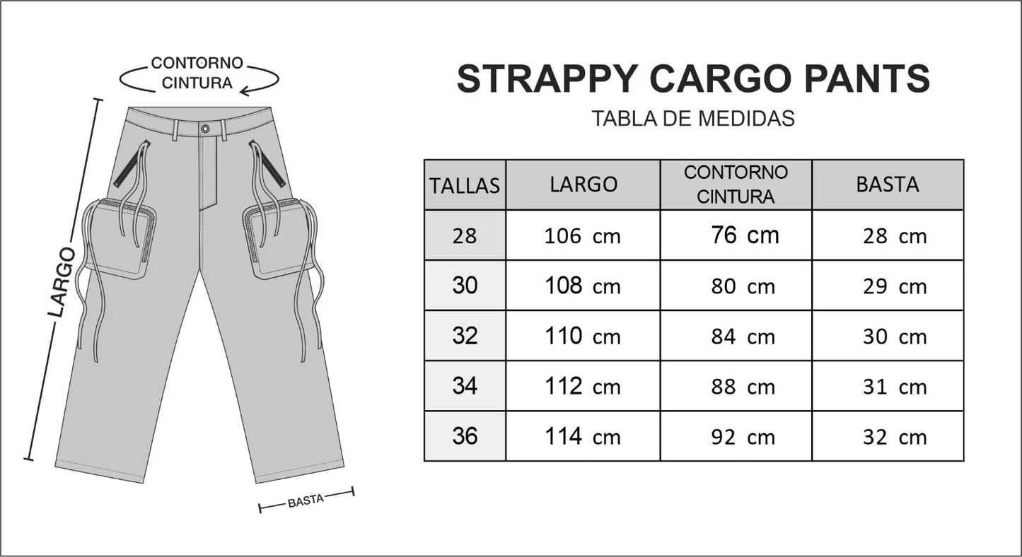 STRAPPY CARGO PANTS