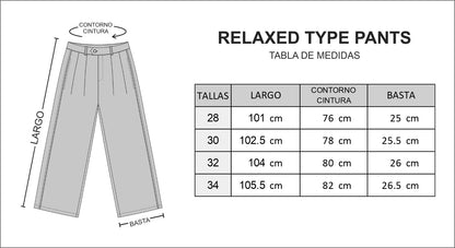 RELAXED TYPE PANTS