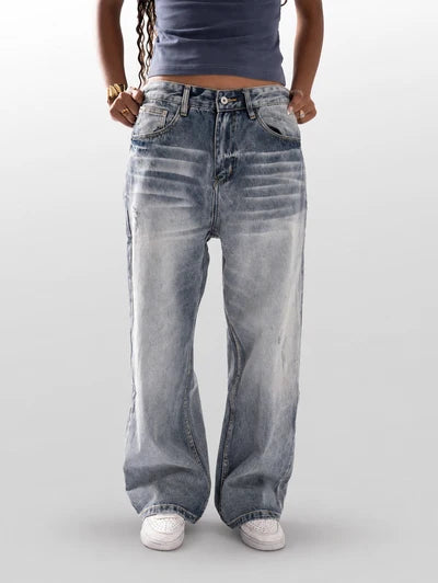 RETRO WAVE BAGGY PANTS