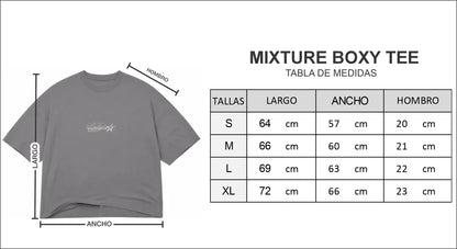 MIXTURE BOXY TEE